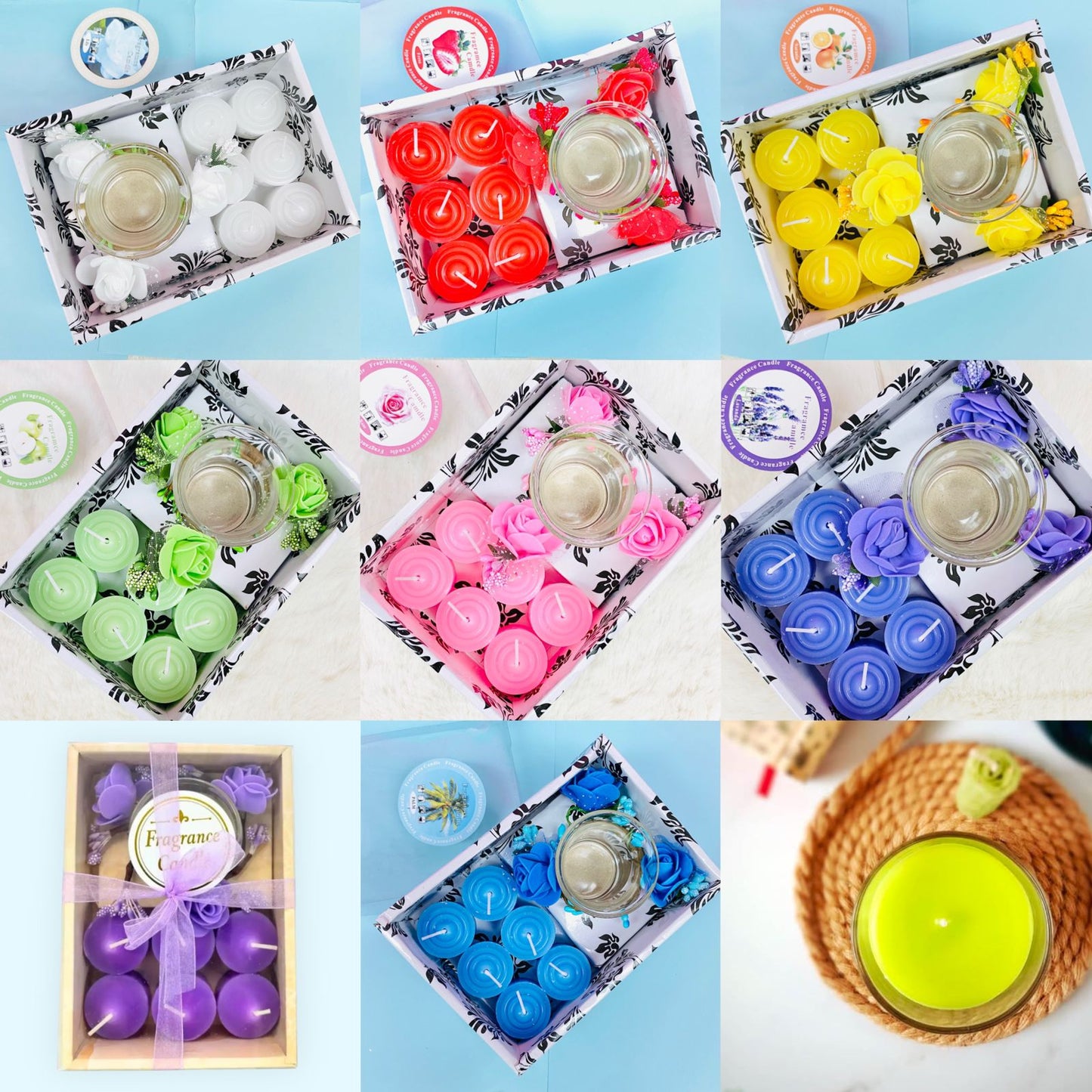 Velas aromatizantes