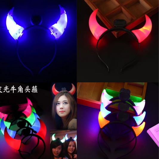 Diadema led diablito