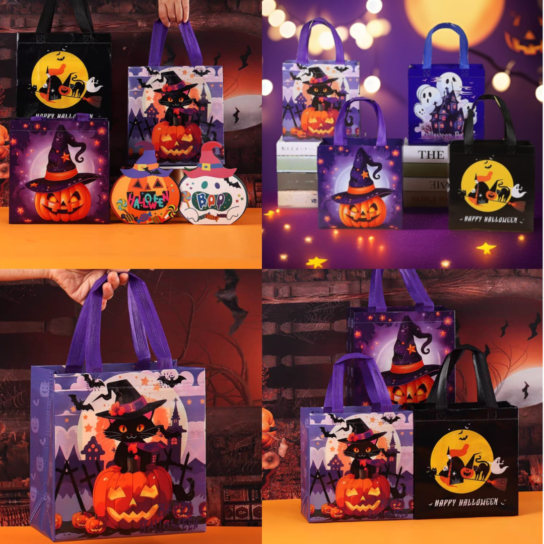 12 Bolsas dulcero halloween