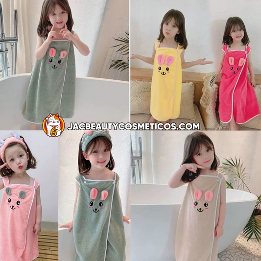 Bata de baño niña