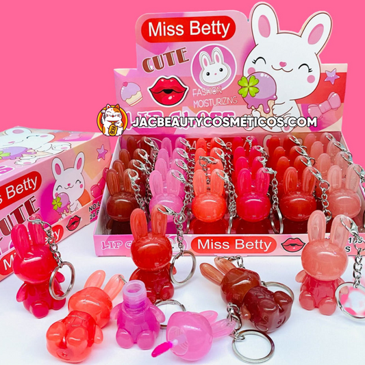 24 Gloss conejo llavero