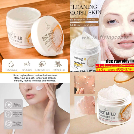 Crema Exfoliante de arroz