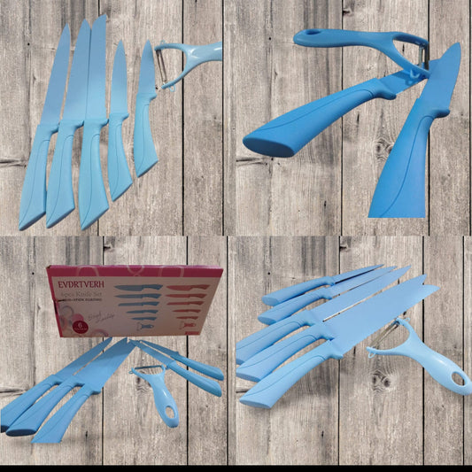 Set cuchillos colores