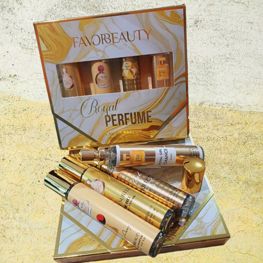 Set 4 perfumes bolsillo ROYAL
