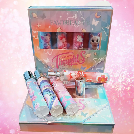 Set 4 perfumes bolsillo HAPPY