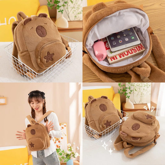 Mochila capibara peluche