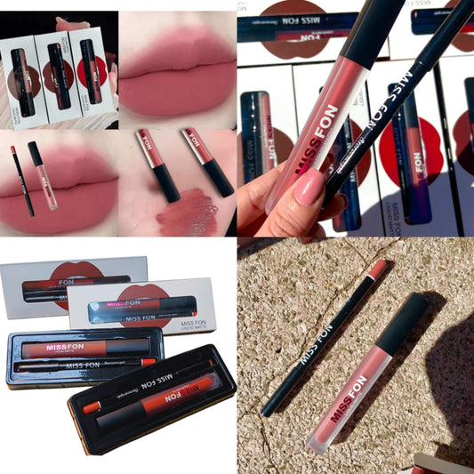Labial liquido con lapiz
