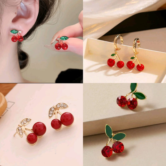 Aretes cereza