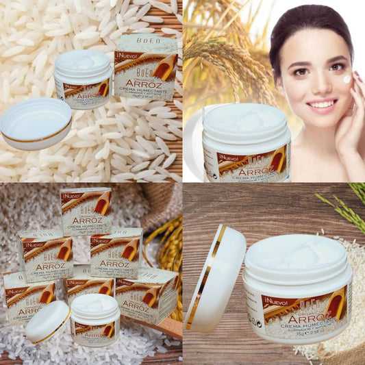 Crema humectante de arroz
