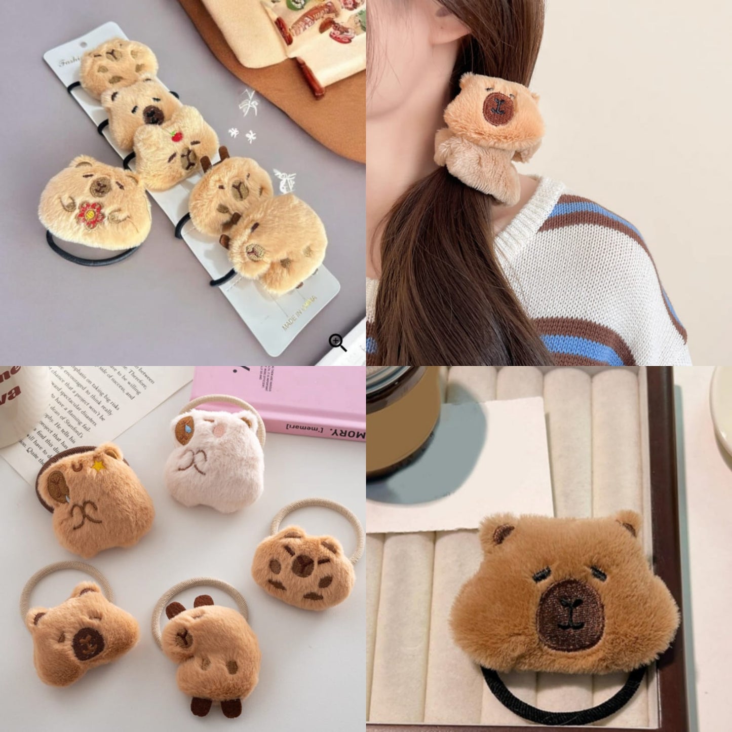 12 Ligas peluche capibara