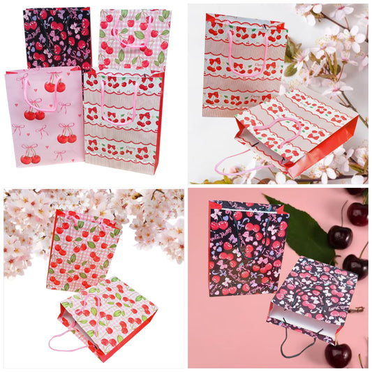 12 Bolsas regalo cereza