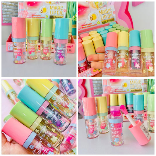 6 Lip gloss gold SANIYE
