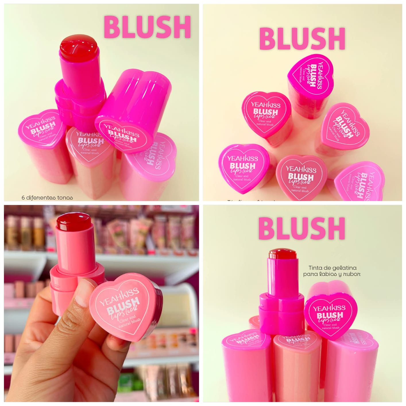 12 Blush corazon