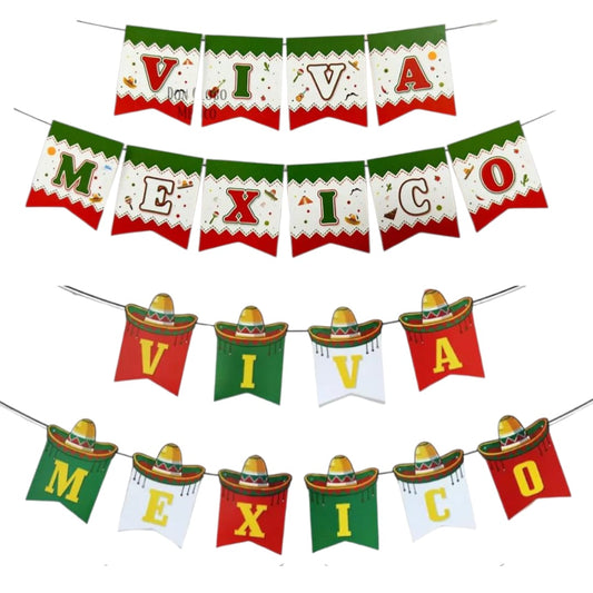 Letrero viva mexico