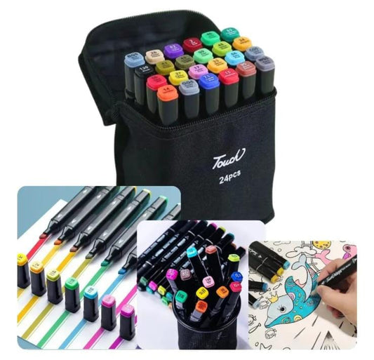 Plumón touch 24 piezas
