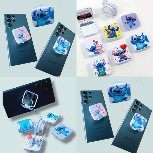 12 Pop socket espejo stich