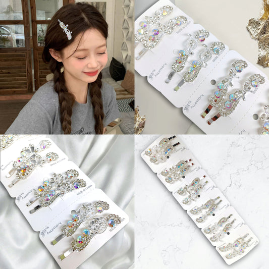 12 broches plateados