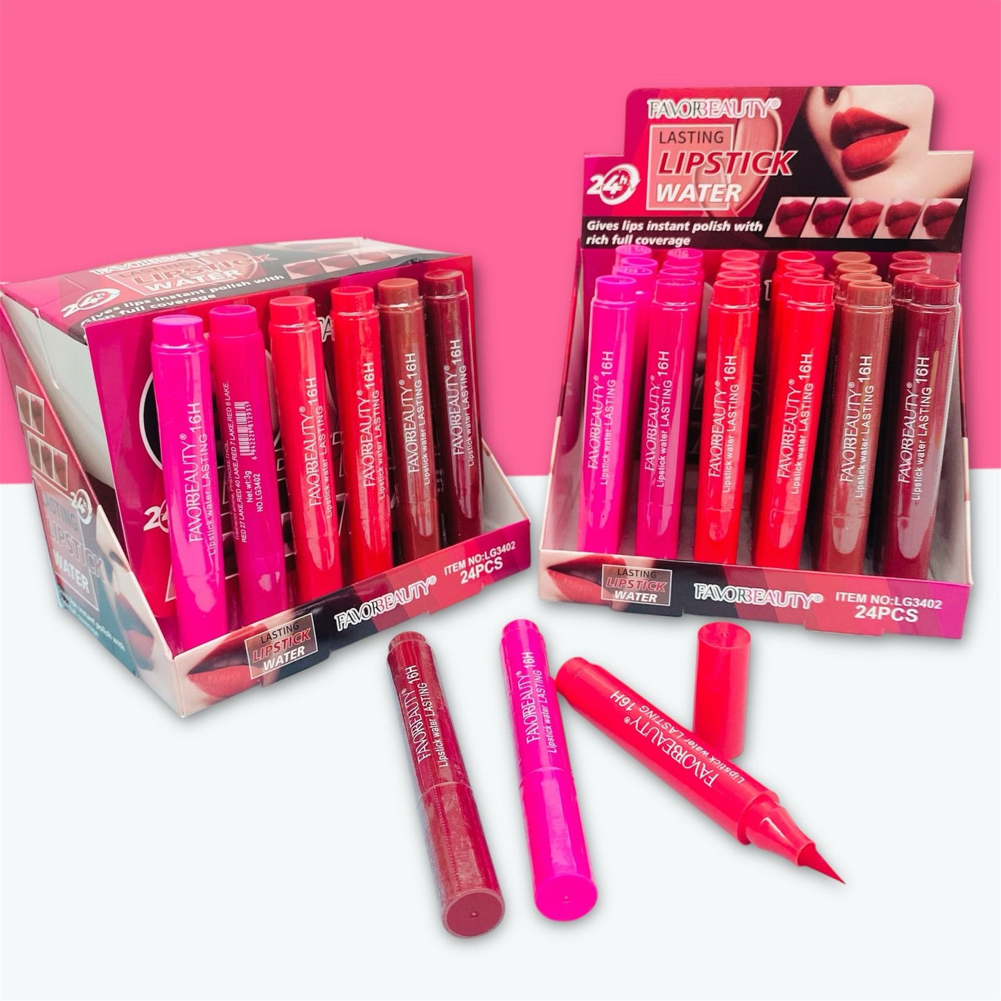 24 delineador para labios plumón