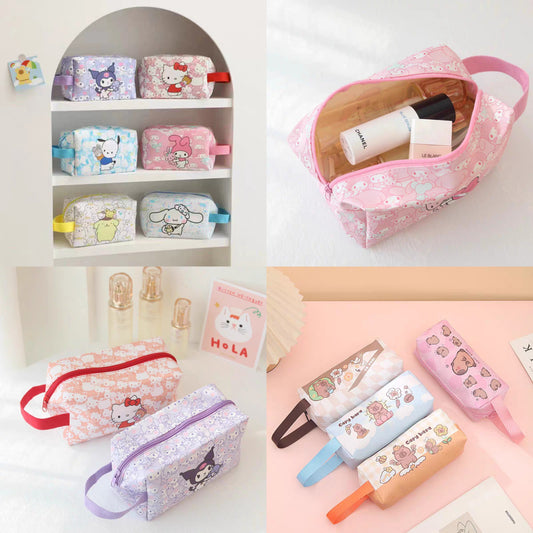 Cosmetiquera sanrio y capibara