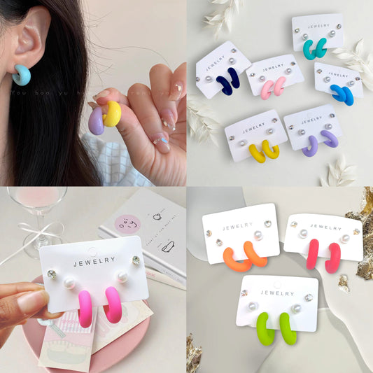 12 aretes colores