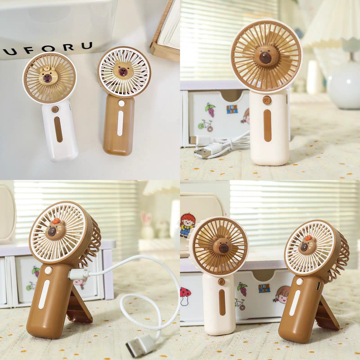 Ventilador Mini fan capibara